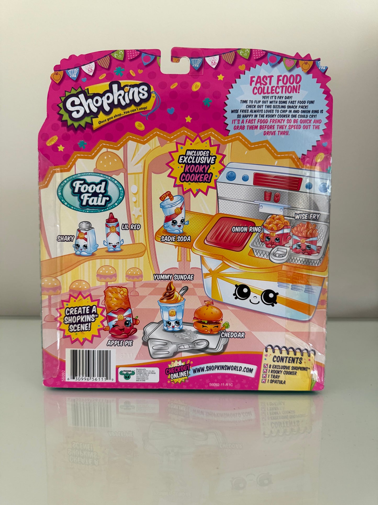 Shopkins Food Fair Themed Pack “Fast Food Collection”